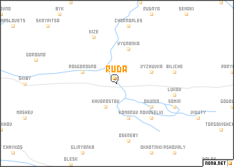 map of Ruda