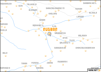 map of Rūdbār