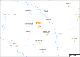 map of Rudd