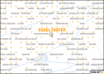 map of Rudelzhofen