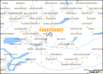 map of Rüdersdorf