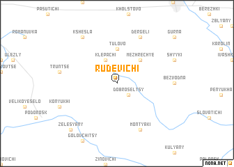 map of Rudevichi