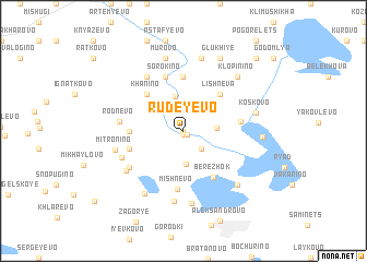 map of Rudeyevo