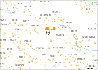 map of Rudica