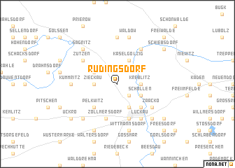 map of Rüdingsdorf