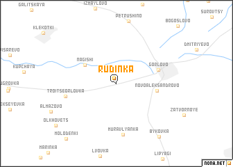 map of Rudinka