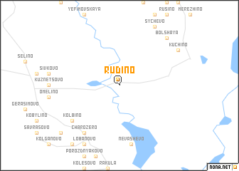 map of Rudino