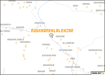 map of Rūdkhāneh Lālehzār