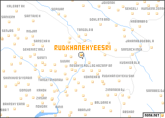 map of Rūdkhāneh-ye Esrī