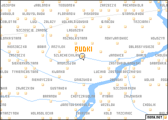 map of Rudki