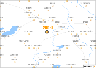 map of Rudki