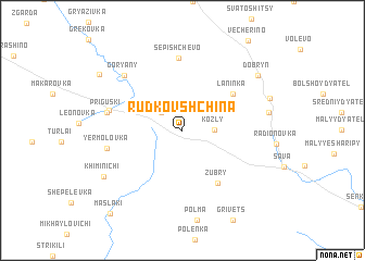 map of Rudkovshchina