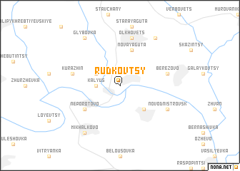 map of Rudkovtsy