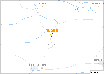 map of Rudna