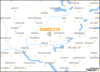 map of Rudniczyn