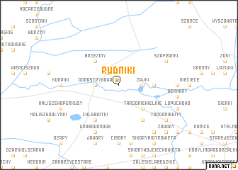 map of Rudniki