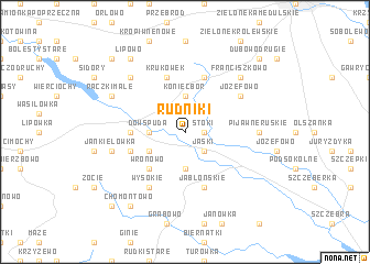 map of Rudniki