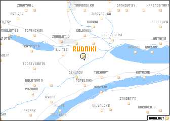 map of Rudniki