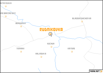 map of Rudnikovka