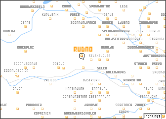 map of Rudno