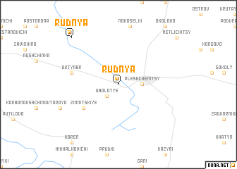 map of Rudnya