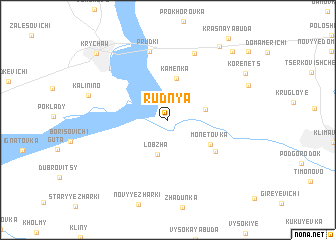 map of Rudnya