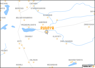 map of Rudnya