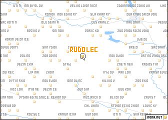 map of Rudolec