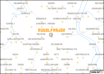 map of Rudolfmajor