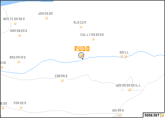 map of Rudo