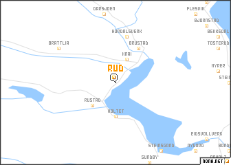 map of Rud