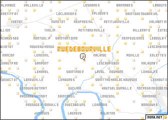 map of Rue de Bourville
