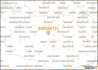 map of Rue dʼHôtel