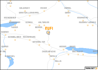 map of Rufi