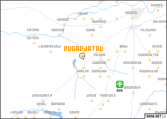 map of Rugar Jatau