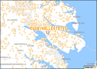 map of Rugby Hall Estates