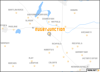 map of Rugby Junction