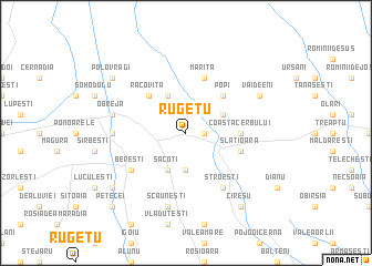 map of Rugetu