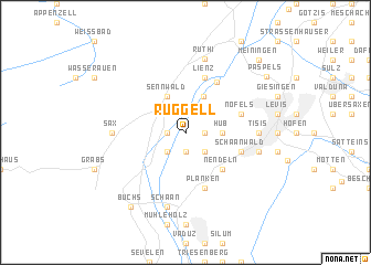 map of Ruggell