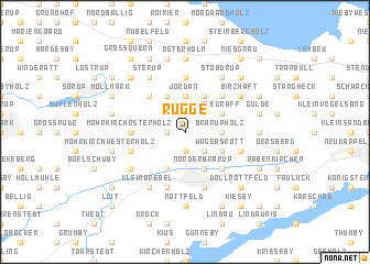 map of Rügge