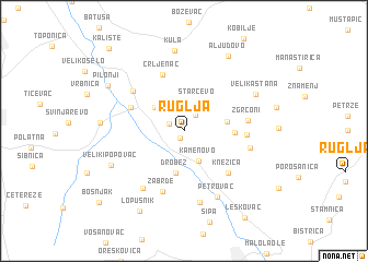 map of R. Uglja