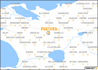 map of Rugtved