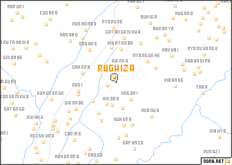 map of Rugwiza