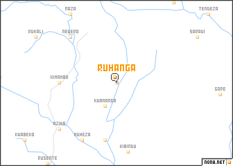 map of Ruhanga