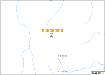 map of Ruhangino