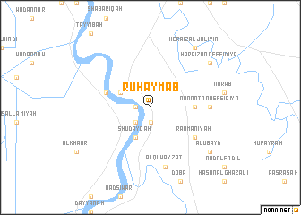 map of Ruḩaymāb