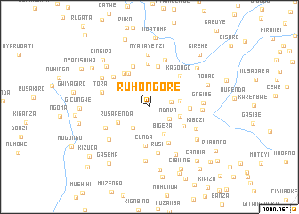 map of Ruhongore