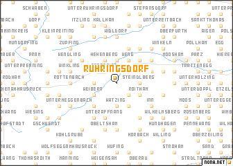 map of Ruhringsdorf
