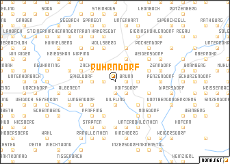 map of Rührndorf