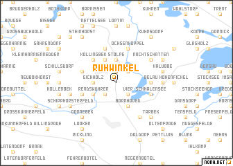 map of Ruhwinkel